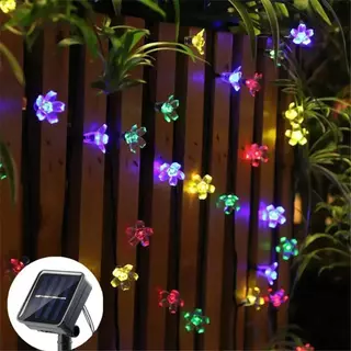 [สินค้ายอดนิยม] ไฟตกแต่ง SOLAR LED ไฟลูกแก้ว 50/100LED โซล่าเซลล์ ไฟตกแต่งสวนและกลางแจ้ง ประหยัดไฟมาก ทนแดด ทนฝน
