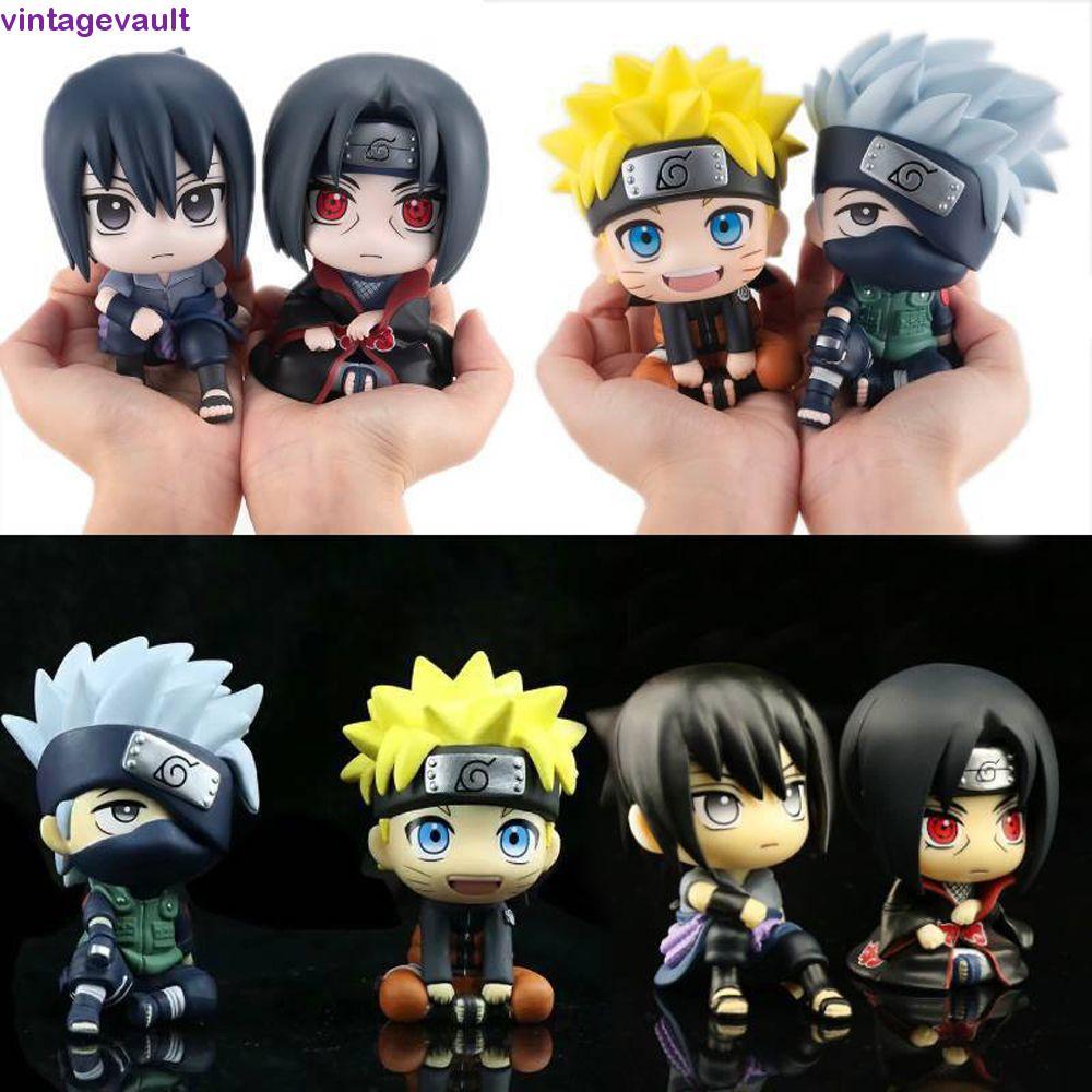 VINTAGEVAULT Action Figure สําหรับของขวัญรูปของเล่น Uchiha Itachi อะนิเมะ Uzumaki Naruto