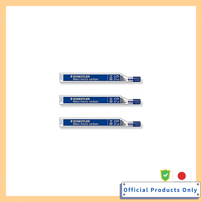 Staedtler Mechanical Pencil Lead Micro Carbon 0.7mm HB 250-07-HB 【3 Sets】