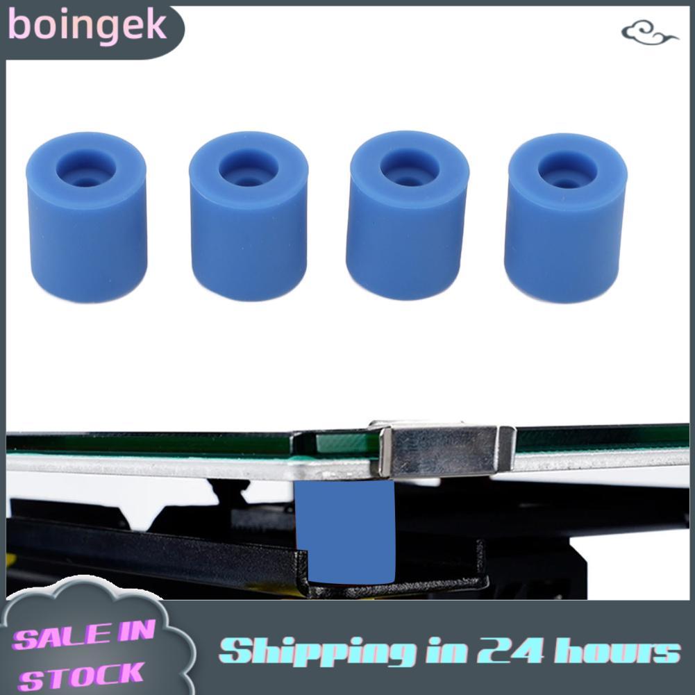 Boingek Boingek 4 ชิ้น 3D เครื่องพิมพ์ความร้อน Leveling คอลัมน์ซิลิโคน Mounts คอลัมน์บัฟเฟอร์สำหรับ 