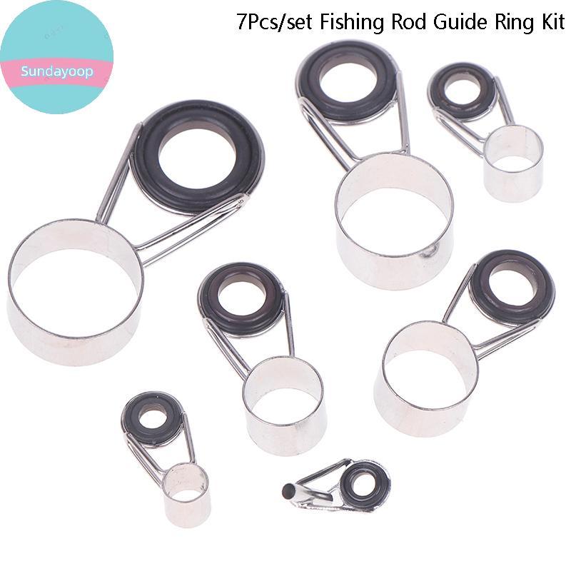 ชุดซ่อมสแตนเลสRod GuideและEye Guide Wire Loopสำหรับคนตกปลารุ่นใหม่TH