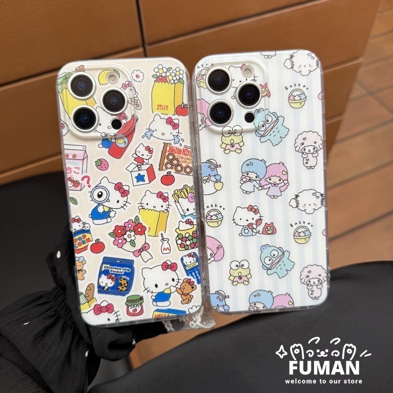 น่ารัก Kitty ขาตั้งเคสโทรศัพท์สําหรับ iQOO 12 11 10 9 8 Pro Neo 10 10R 7 SE 5 Lite 3 5G Z10 Z10R Z10