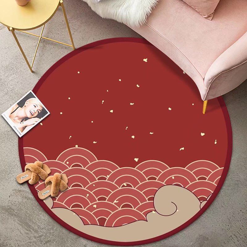 抓周地毯宝宝抓周用品红毯地垫抓阄周岁周岁礼中式生日布置12.1Grab the Week Carpet, Baby Grab the Week Supplies, Red Carpet, Floor 