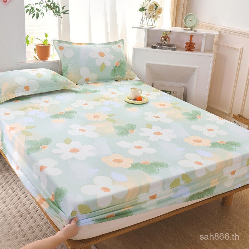 90x190x200x120x150 ผ้าฝ้าย BB4C ผ้าฝ้ายแท้ 135 ขายส่งเสื่อสีน้ําตาลผ้าปูที่นอนชิ้นเดียวบาง 1.2m WLN4