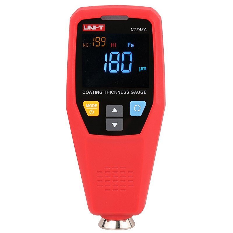 สีฟิล์มวัดสี UT343D การตรวจจับเครื่องวัดความหนาความแม่นยําสูงเคลือบเครื่องมือรถยนต์ความหนา UT343D Un