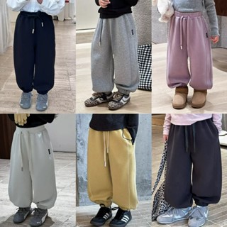 PRETTY BABY กางเกงขายาวเด็ก กางเกงวอร์มเด็ก ปลายขาจั๊ม (1913…