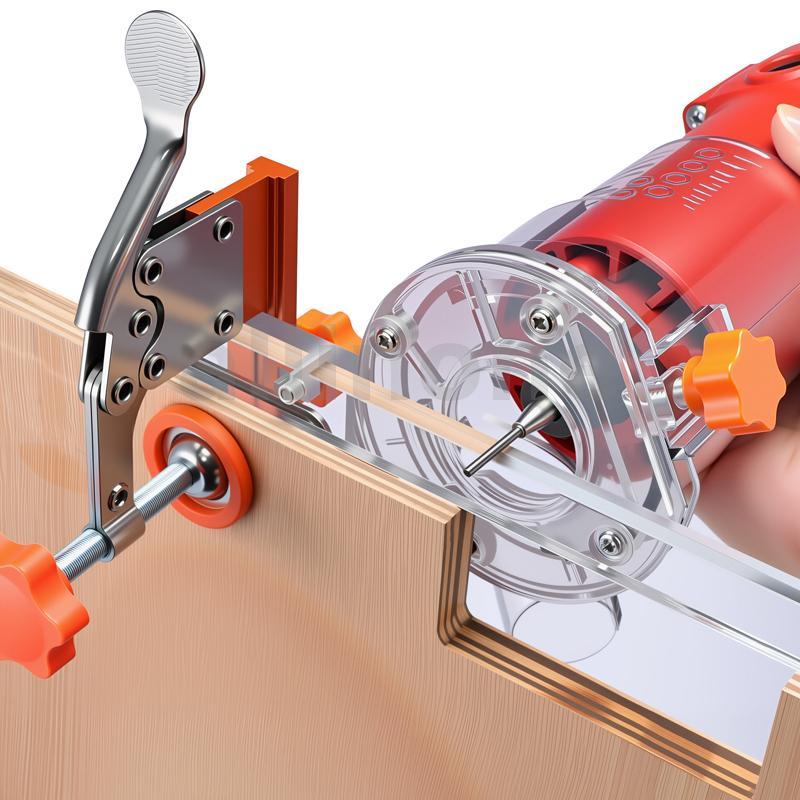 RUITOOL PC เทมเพลตสล็อตแบบไร้มือจับเครื่องมือสล็อตตู้ที่แม่นยําปรับมิติความสามารถสากล