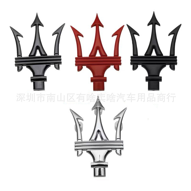 ️ ใช้ได้กับ President Masha V6 Ghibli China Grid Logo Ghibli Latty Trident โลโก้โลโก้รถโลโก้ด้านหน้า