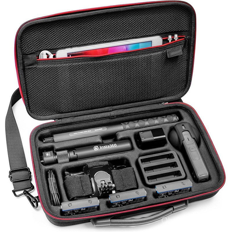 เหมาะสําหรับ Insta360 X5/X4 Digital Camera Storage Bag Portable Carrying Box Shoulder Accessories Me
