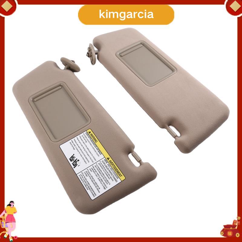 kimgarcia Car Sun ShadeภายในVisor Sunshadeสําหรับ2005-2012 74310-35C10-B0 74320-35C10-B0 สีเบจ