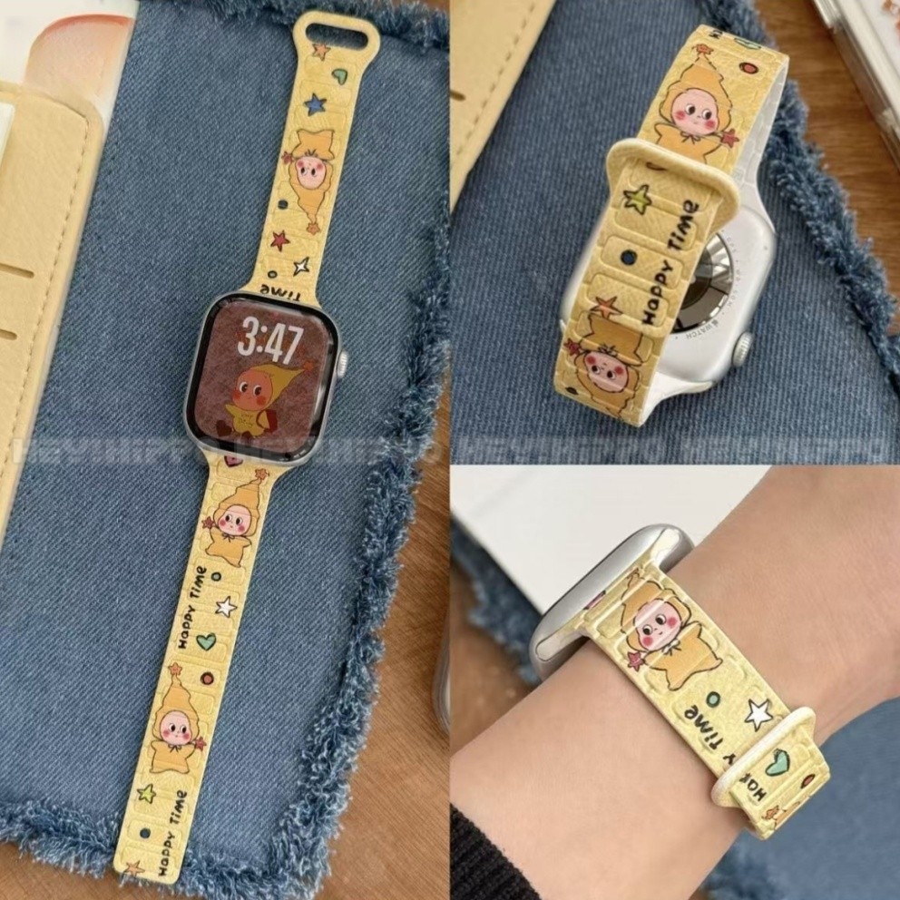 น่ารัก Star Baby Magnetic Strap เหมาะสําหรับ iwatch49/46/45/44/42/41/40/38mm สายการ์ตูนเหมาะสําหรับ iwatch11/10/9/8/7/6/5/6/5/4/3/2/1 - รูปที่ 6