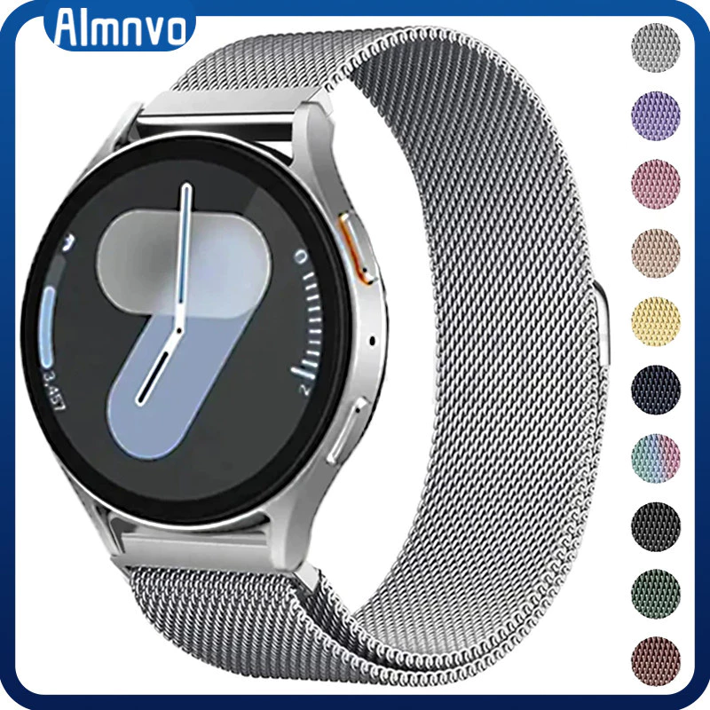 สายรัดโลหะลูปมิลาน 20/22 มม for Samsung Galaxy Watch Fe 7 6 5 4 /Redmi Watch/Huawei/ Amazfit/ Xiaomi Watch/Amazfit Bip 6