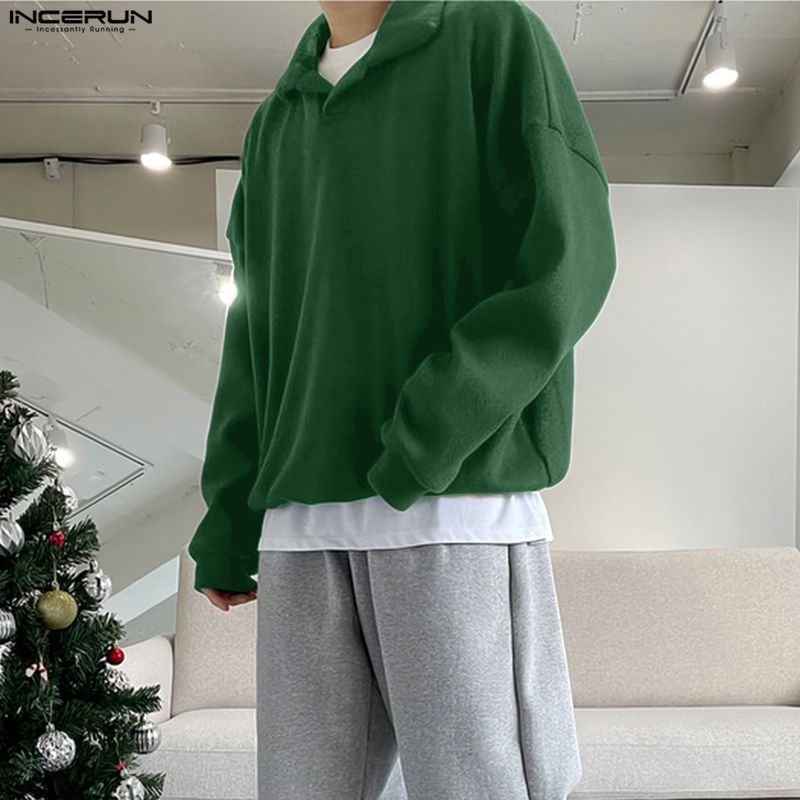 INCERUN เสื้อกั๊กลายคอปกสไตล์เกาหลีสำหรับผู้ชาย ดีไซน์สบายๆ เหมาะใส่วันธรรมดา - รูปที่ 3