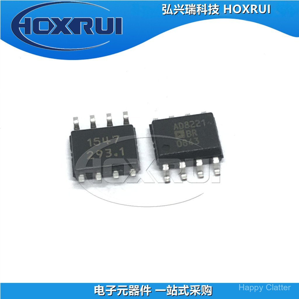 AD8221BRZ SOP-8 AD8221 BRZ ADI ADI เครื่องมือเครื่องขยายเสียง 825kHz 200pA