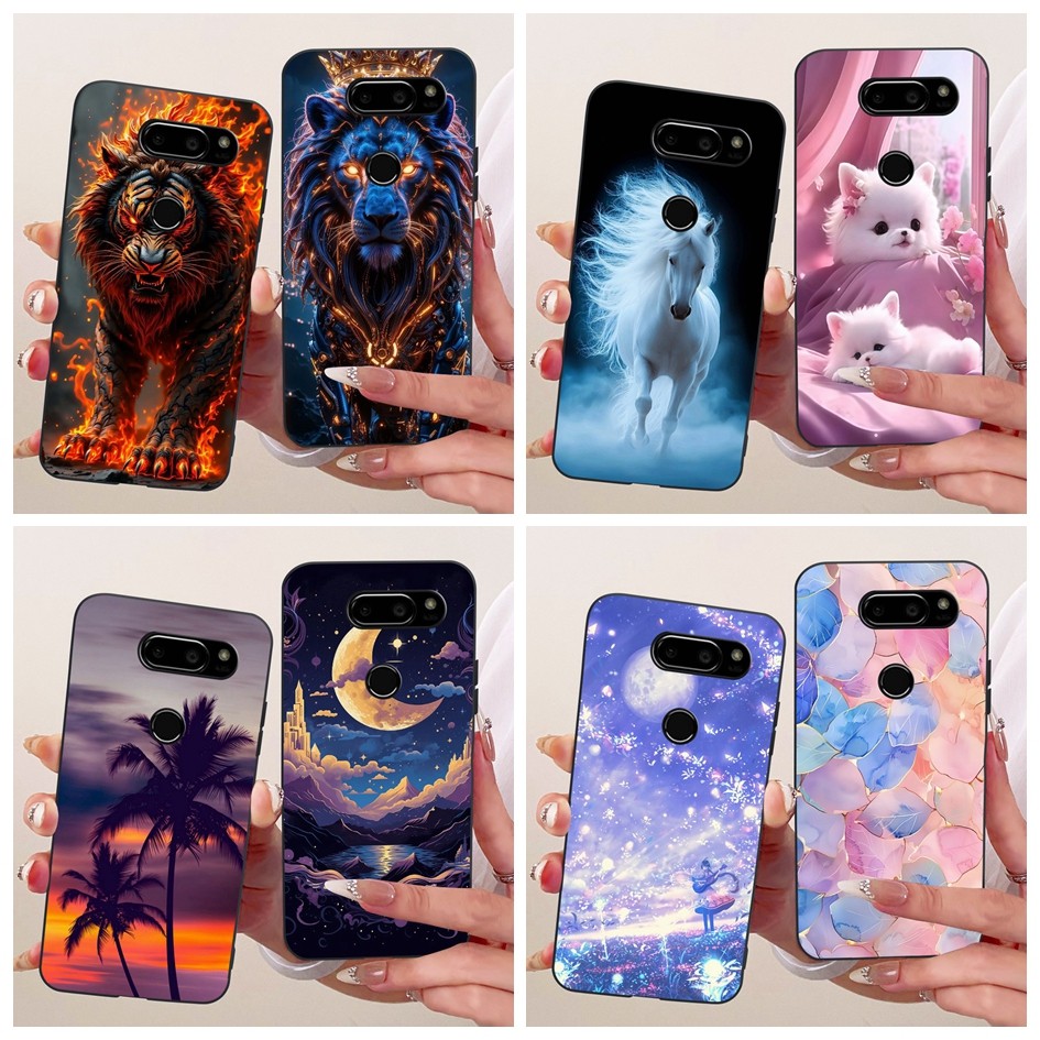 Cool การ์ตูนสําหรับ LG V30 H930 H93 / V30 Plus / V30s ThinQ / V35 ThinQ / V35 Plus ThinQ LM-V350 ปลอ