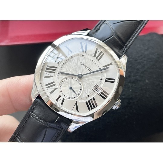 Cartier Cartier WSNM0015 David Series Mens Automatic Mechanical Watch เส้นผ่านศูนย์กลาง 41