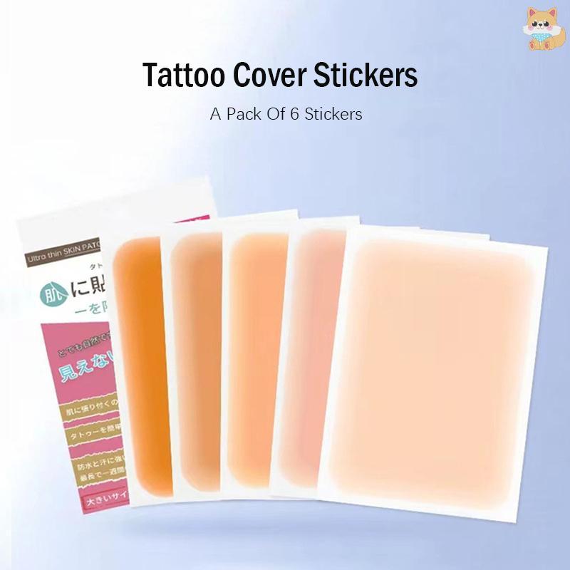 [VI] 6PC กันน้ํารอยสักข้อบกพร่องปกปิดเทปเต็มสติกเกอร์คอนซีลเลอร์ Body Arm TH