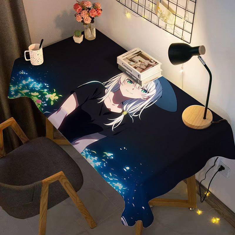 【Ready Stock】 Irena Witch Tour Anime Girls Room Bedroom Makeup Tablecloth Coffee Table Cloth Liner D