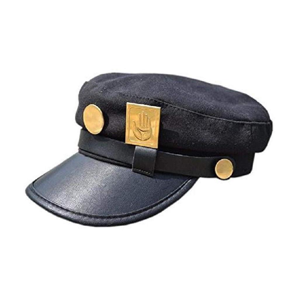 แบบจริง JoJos Bizarre Adventure Jotaro Kujo Style Hat สินค้าใหม่ที่ถูกกฎหมายและเป็นของแท้