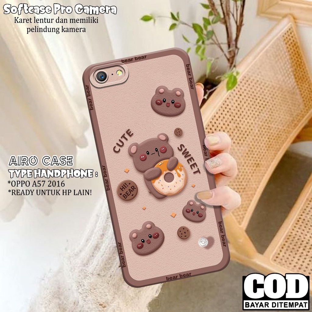Oppo A57 2016 Softcase Oppo A57 2016 - AIRO CASE - Oppo A57 2016 Phone Case - Phone Silicon - Phone 
