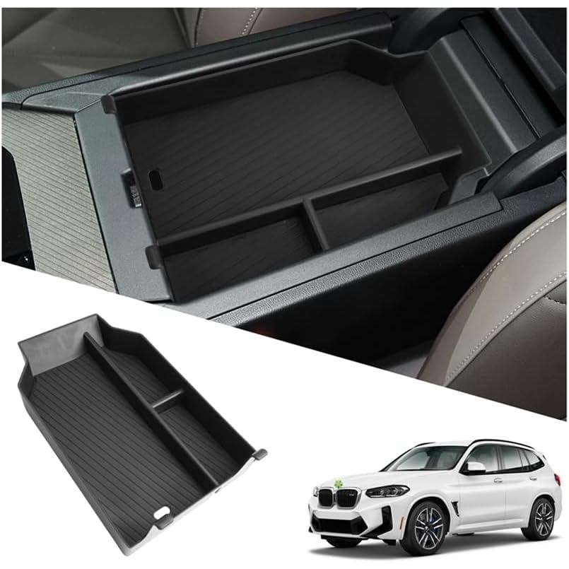Ruiya 2025 2026 BMW X3 Center Console Organizer for BMW X3 G45 (30 xDrive/M50 xDrive) Accessories AB