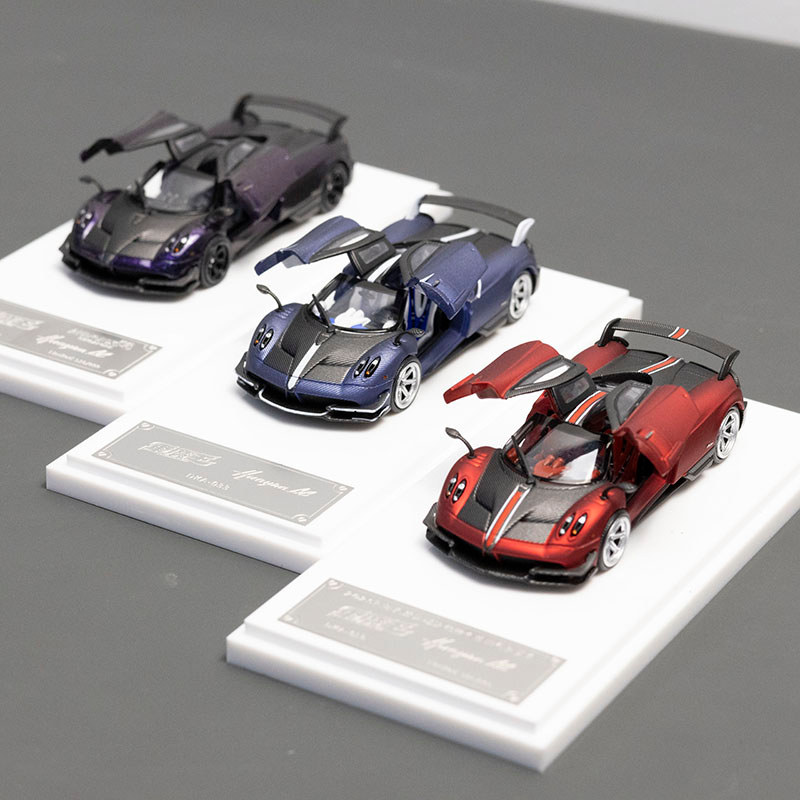 รถโมเดลรถ Demon King 1: 64 Pagani Huaya BC Owing Gate สามารถเปิด Pagani รุ่น Singapore Limited