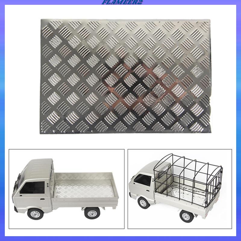 [Flameer2] RC อุปกรณ์เสริมสําหรับ WPL D12 อะไหล่รถยนต์สีเงิน