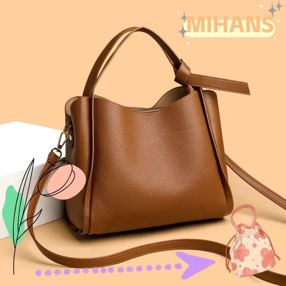 Mile Handbag Removable Strap High Capacity Women's Bag Fashion Advanced Soft Long Shoulder Strap Cro