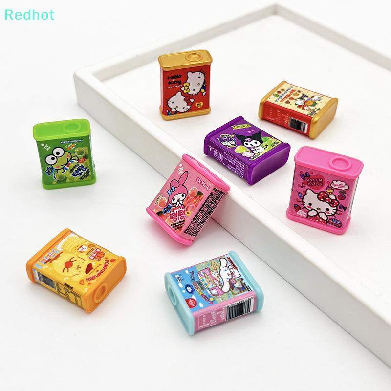 SANRIO <Redhot> 6 ชิ้นSanrio HelloKitty Candy Jarอุปกรณ์เสริมDIYเรซิ่นหัตถกรรมตุ๊กตาCharmตกแต่งKawai