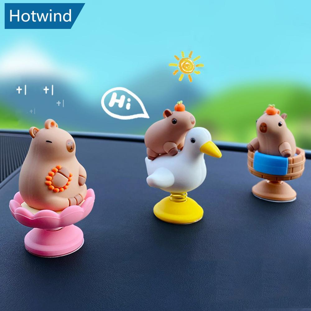 HW น่ารัก Healing สัตว์รถตกแต่งภายในเครื่องประดับอะนิเมะ Auto ภายในคอนโซลกลางแดชบอร์ดตกแต่ง H2R7