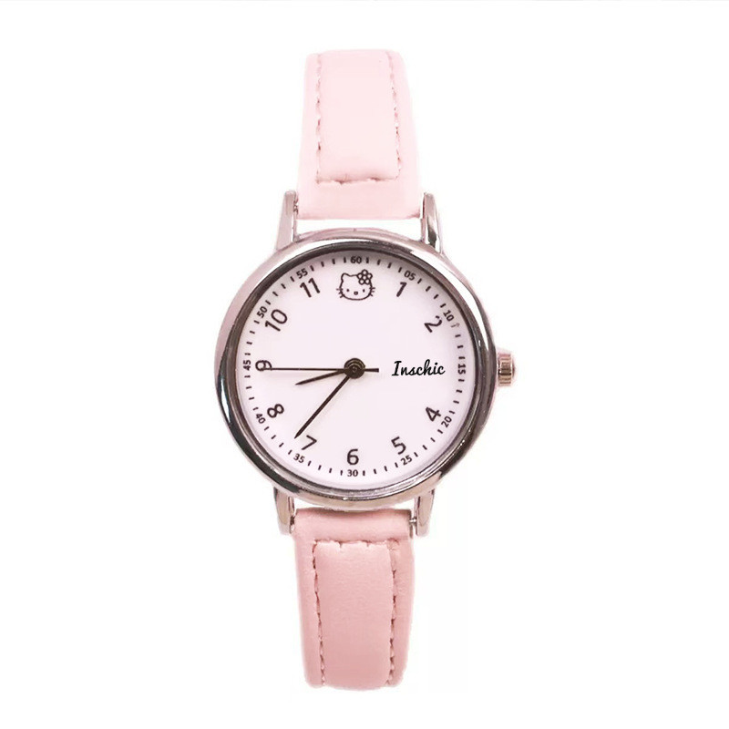 COD E-commerce Ladies Watch KT Cat Belt Watch Live Girl Student Exam Watch