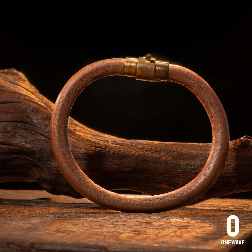 [สต๊อกพร้อมในประเทศ] สร้อยข้อมือหนังหัวเข็มขัดทองแดง goro Takahashi GORO สร้อยข้อมือแหวนตลอดอายุการใ