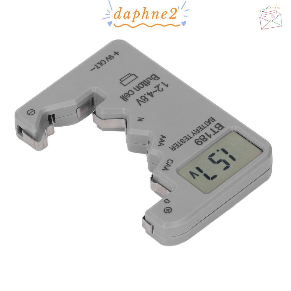 DAPHNES Digital Battery Checker, ABS Housing Universal Compatiility Digital Battery Tester, ขนาดเล็ก