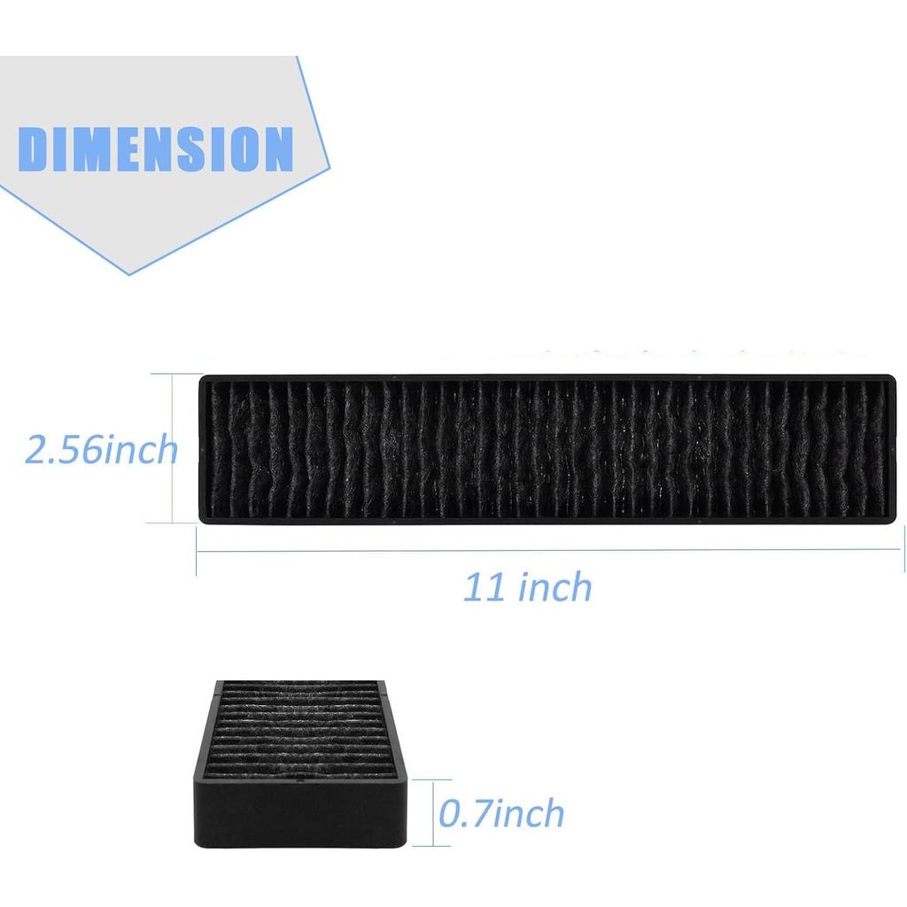 2 แพ็ค 5230W1A003A ตัวกรองถ่านไมโครเวฟเข้ากันได้กับ LG Kenmore GE ไมโครเวฟถ่านกรองอากาศเปลี่ยน WB06X