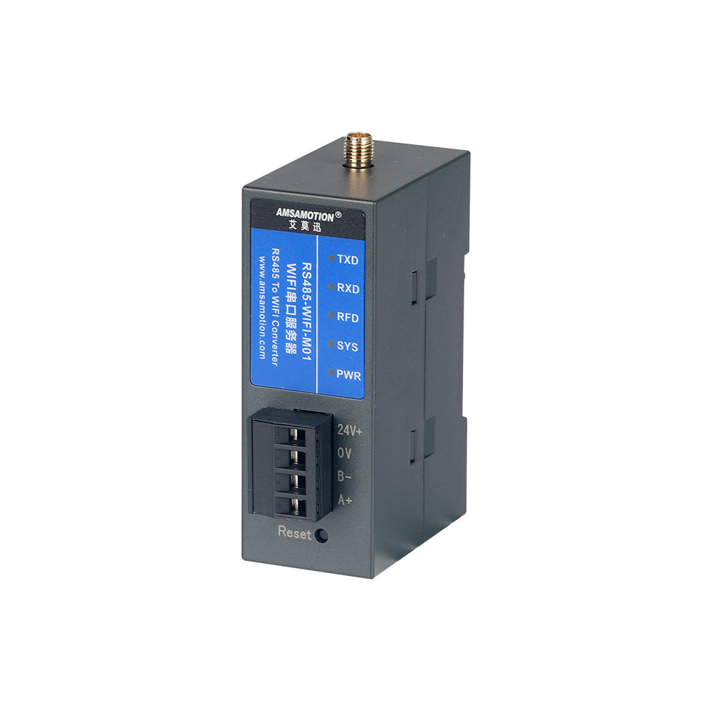 Ai Mo Xun Wireless Serial Port Server RS485 Serial Port to WIFI เกตเวย์อุตสาหกรรม RS485-WIFI-M01