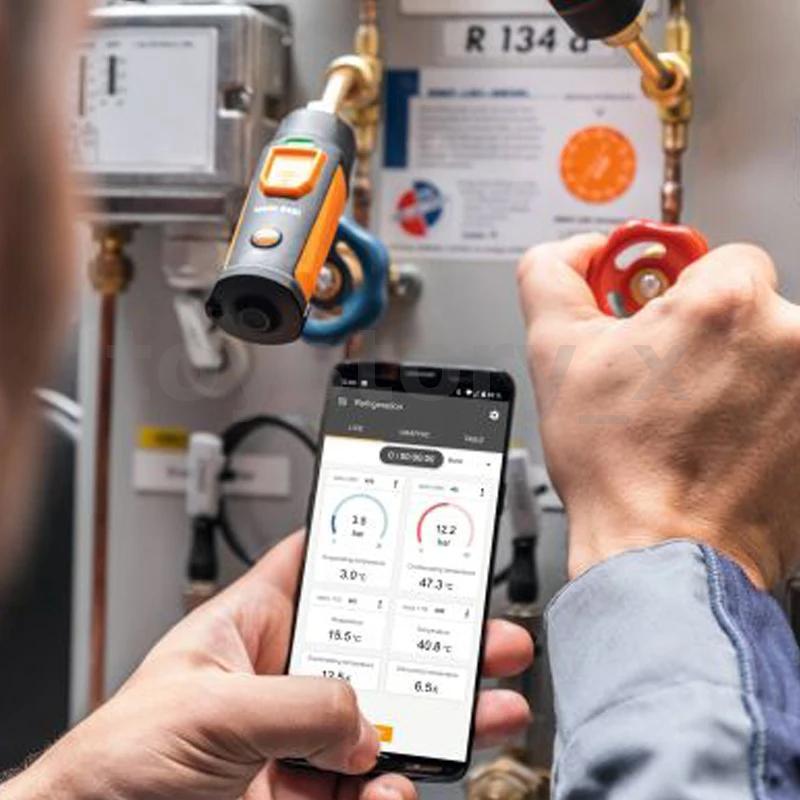 Testo Smart Probes ชุด 115i 549i เซ็นเซอร์อุณหภูมิและความดันไร้สายการเชื่อมต่อ Bluetooth ความแม่นยํา