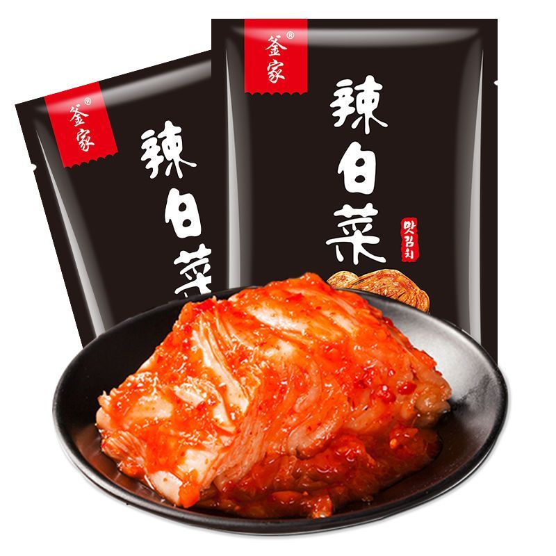 韩国泡菜正宗辣白菜韩式手工免切袋装朝鲜腌制酱咸菜下饭菜Korean Kimchi Authentic Spicy Cabbage Korean Handmade Cut-Free20251202