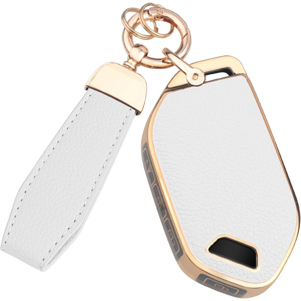 QBUC สําหรับ Kia Key fob Cover, เหมาะกับ 2023-2025 Telluride Sorento Carnival K4 K5 GT-Line Key Fob 