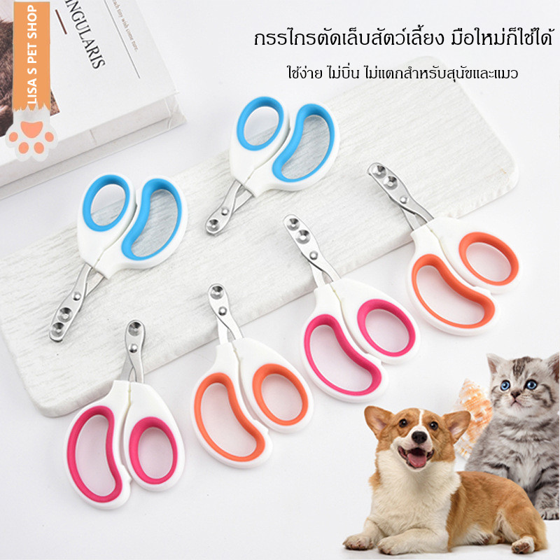 ✨ กรรไกรตัดเล็บสัตว์เลี้ยงมืออาชีพ ออกแบบพิเศษสำหรับแมวและสุนัข 🐱🐶 ใบมีดคม ตัดเรียบ แม่นยำ ใช้งานง่าย ปลอดภัย