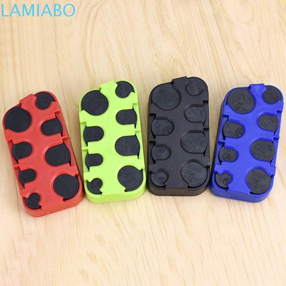 LAMIABO Coin Pocket Cases Wallet Portable Creative Coin Organizer สะดวก Euro Coin Box