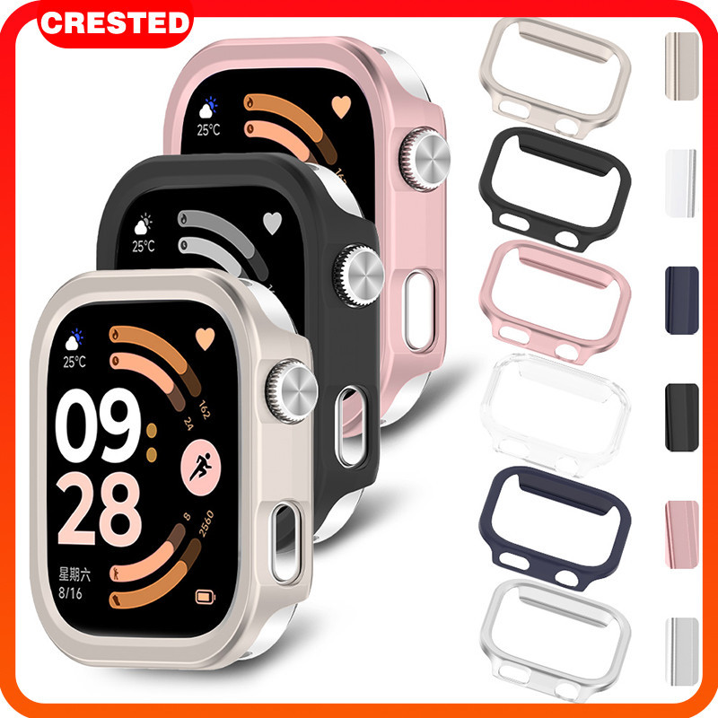 ตัวเรือน PC For Smartwatch Redmi Watch 6 5 4 เคสป้องกันรอยขีดข่วน หน้าจอ กรอบกันกระแทกแบบรอบด้าน อุปกรณ์เสริมสำหรับ