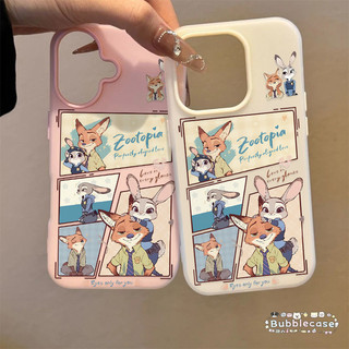 เคส Redmi 14C 12C 9 13C A3 A1 10 12 9A Note 14 10 13 12 8 11Pro 12Pro คู่รักการ์ตูนนิคจูดี้สีลูกกวาด ปก 2 in 1 ใหม่