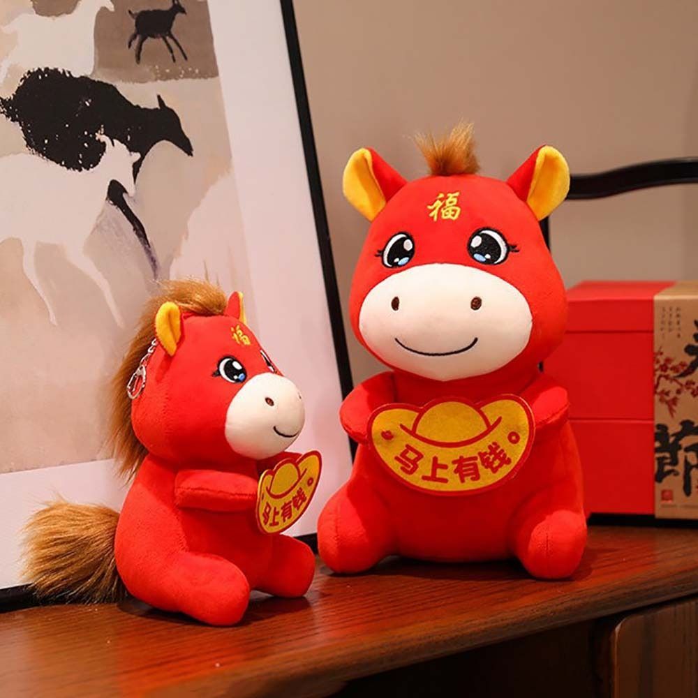 LONFY ตุ๊กตา Pony ตุ๊กตา 20/30 ซม.ตุ๊กตาสัตว์ตุ๊กตาของเล่น, Lucky การ์ตูนตุ๊กตาสัตว์จีน Horse Mascot ของขวัญ - รูปที่ 7