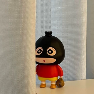 💥 จัดส่งจากประเทศไทย 💥Crayon Bandit Shin chan คอสเพลย์ Thief Rober น่ารักอะนิเมะรูป COD สต็อกรูปตุ๊กตาของเล่นสําหรับของขวัญเด็กคอลเลกชันจี้รถเครื่องประดับตกแต่งเค้กบ้านตกแต่ง