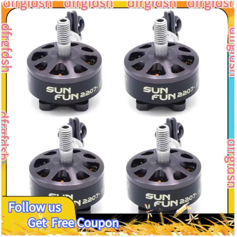 D&FFPV Racing SUN FUN 2207 1750KV 2450KV 2750KV มอเตอร์ไร้แปรง CW ด้าย 4 ชิ้นสําหรับ RC Drone Quadco
