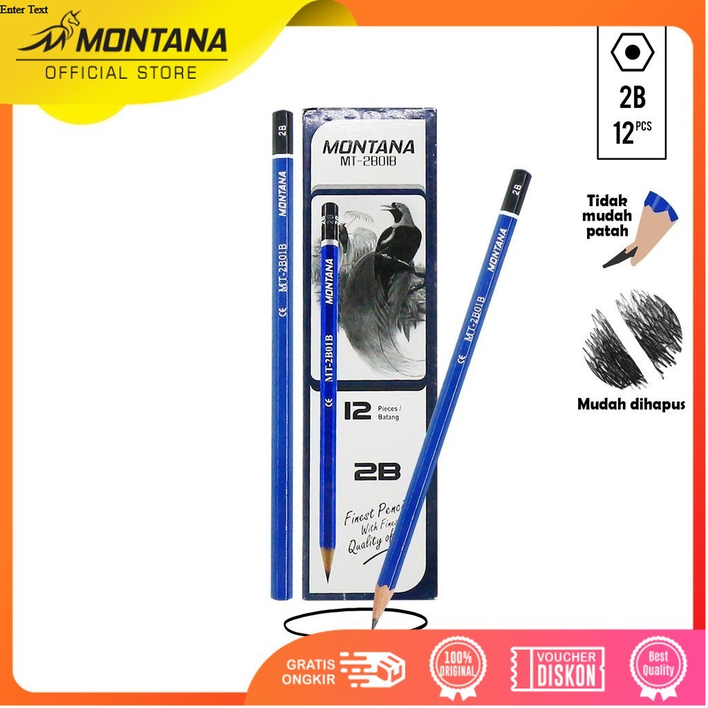 MONTANA Pencil / Montana Pencil MT2B01-B / 2B