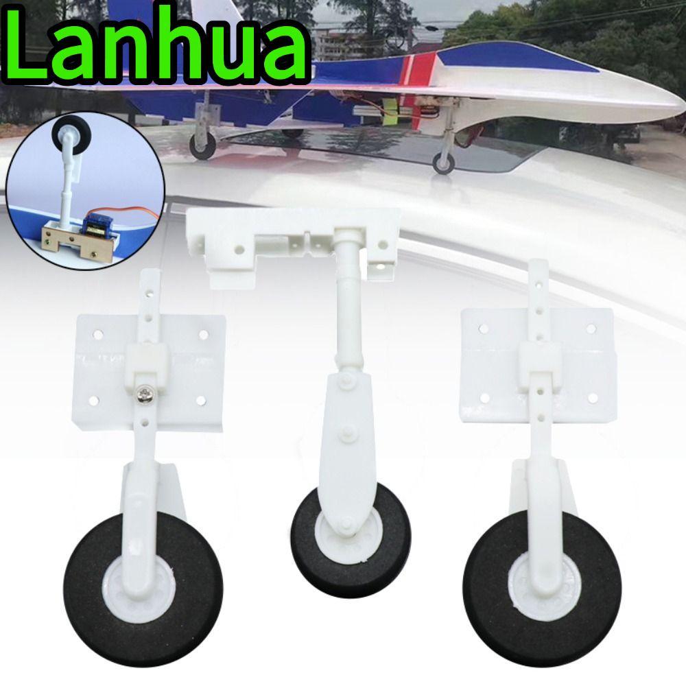 LANHUA SU27 ชุดประกอบ, KT Board DIY RC เครื่องบิน Landing Gear, ของเล่นน้ําหนักเบาอุปกรณ์เสริมพวงมาล