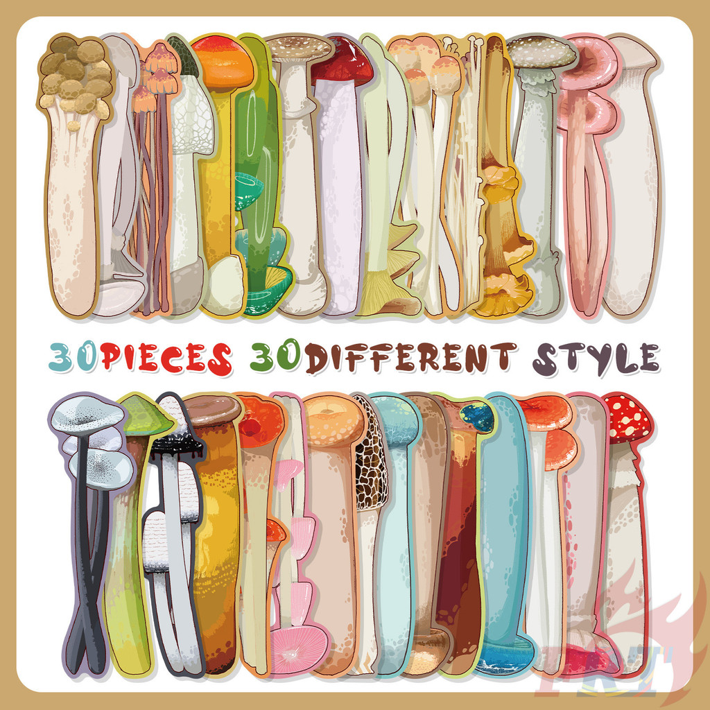 30ชิ้น/เซ็ต ❤ ที่คั่นหนังสือเห็ดตลก ❤ หนังสือแฟชั่น เครื่องหมาย ของ หน้า เครื่องเขียน อุปกรณ์การเรียน สํานักงาน