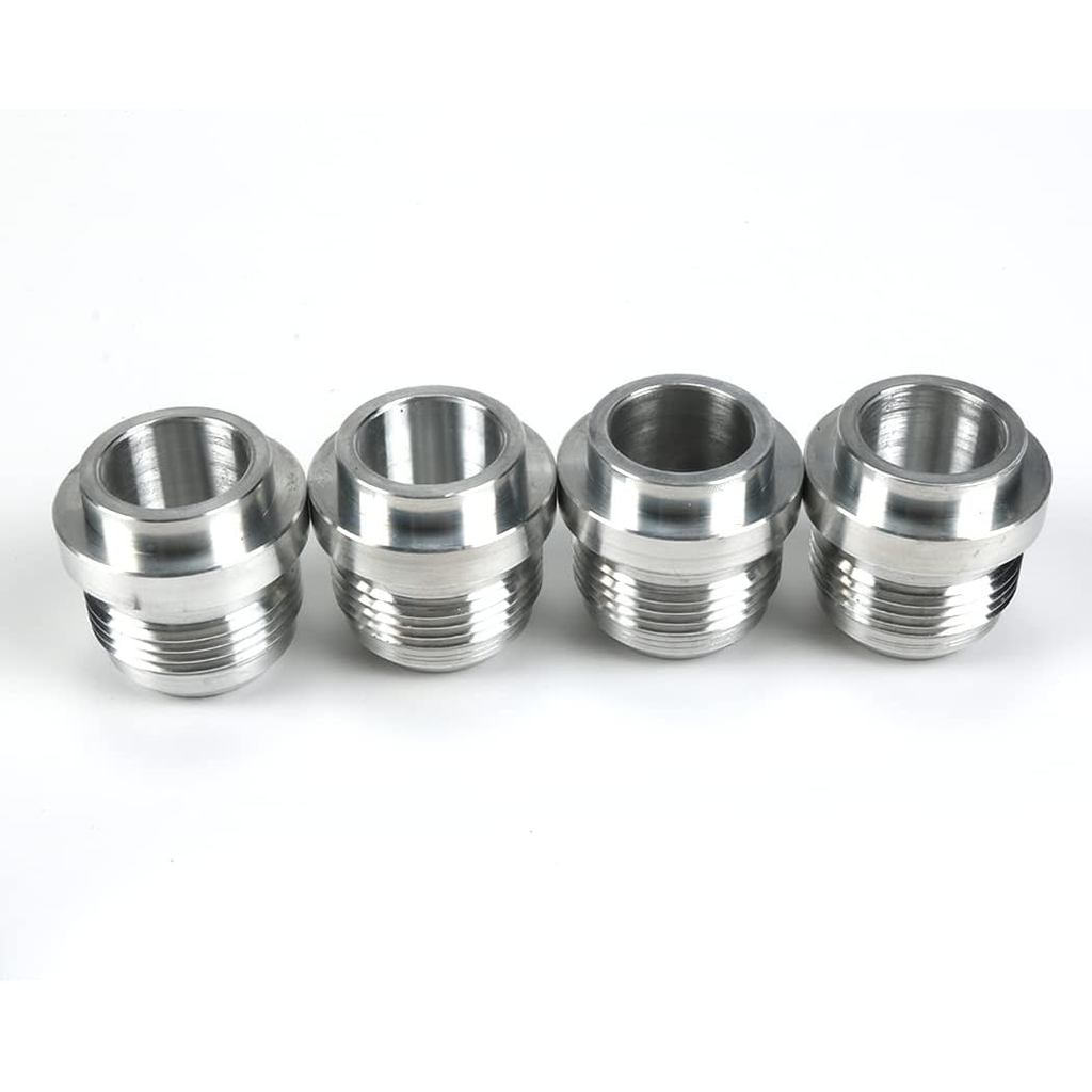 An16, 16 An Male Billet 6061t6 Aluminum Weld On Fitting Bung 4PCS