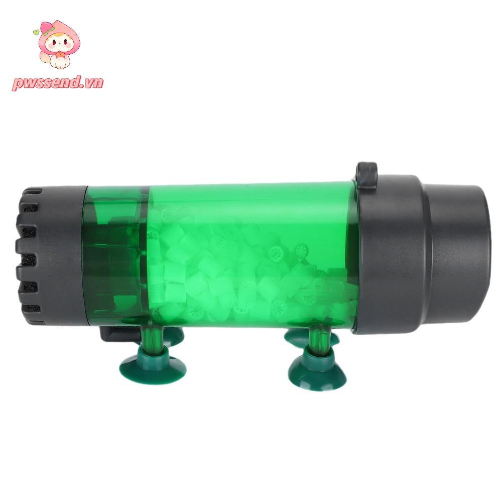 PWSSEND Bubble Bio Media Filter, พร้อมถ้วยดูดทําความสะอาดง่ายกรองเตียงแบบฟลูอิด, การออกแบบที่มั่นคงต